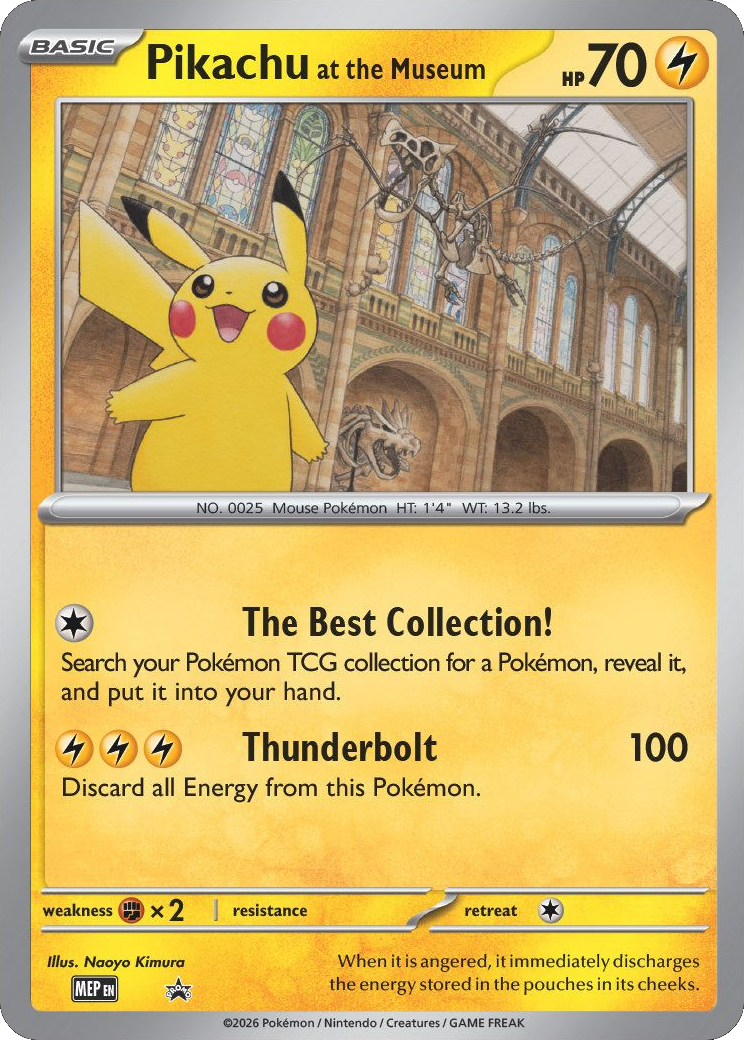 Pikachu at the Museum