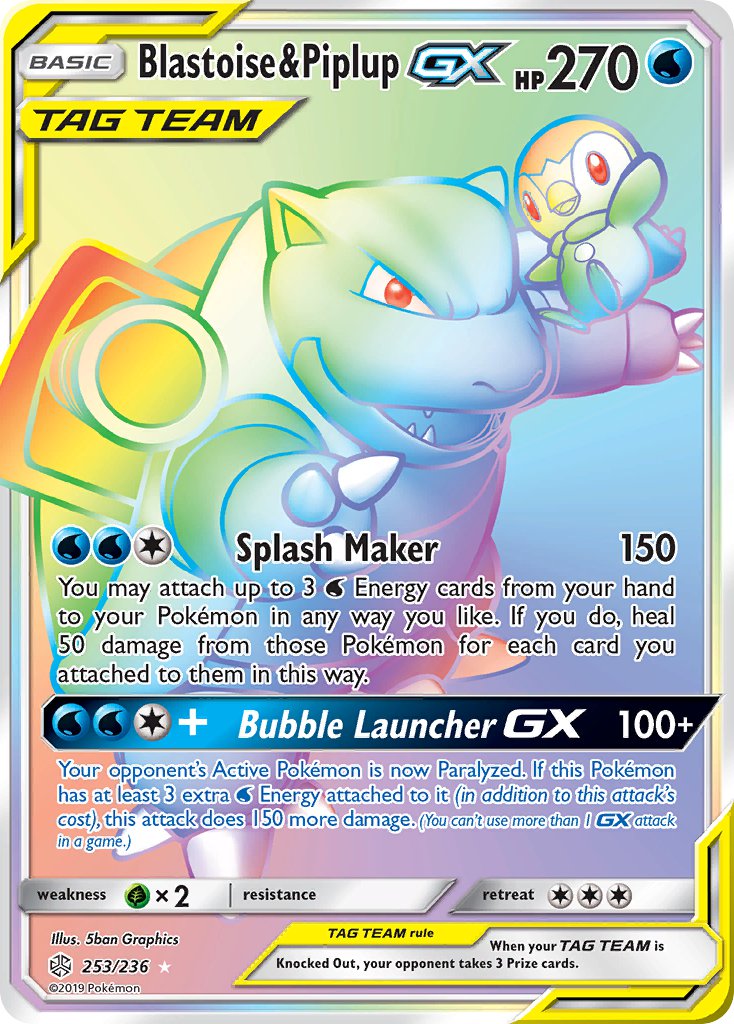 Blastoise & Piplup GX