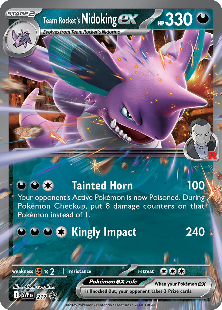 Team Rocket's Nidoking ex